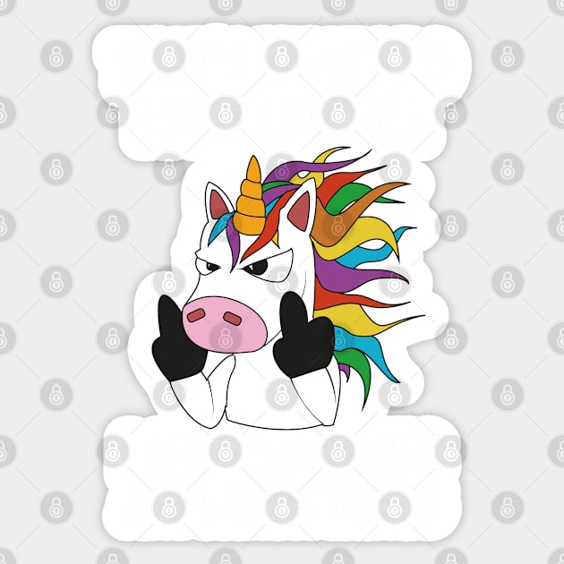 That's What I Do I Pee Glitter I Shit Cupcakes, Funny Unicorn Sticker by yass-art